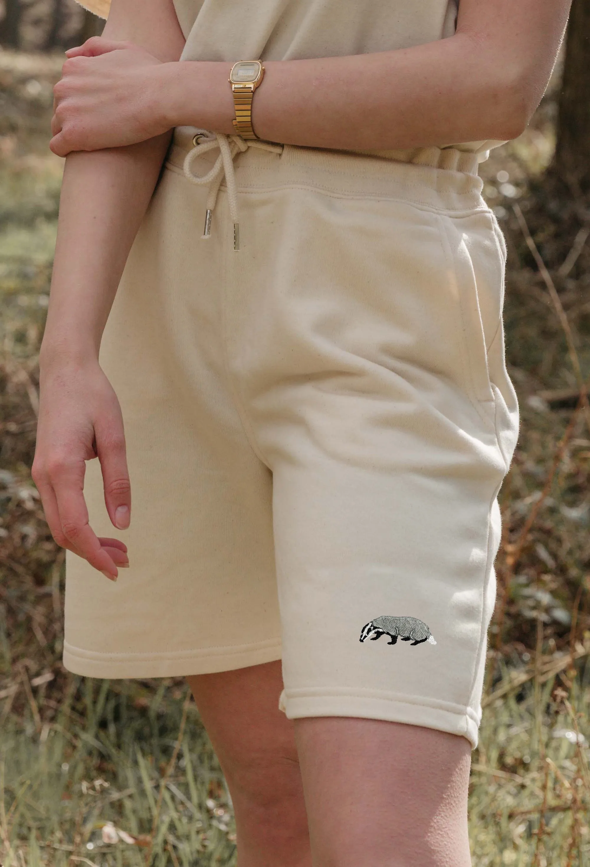 badger womens sweat shorts