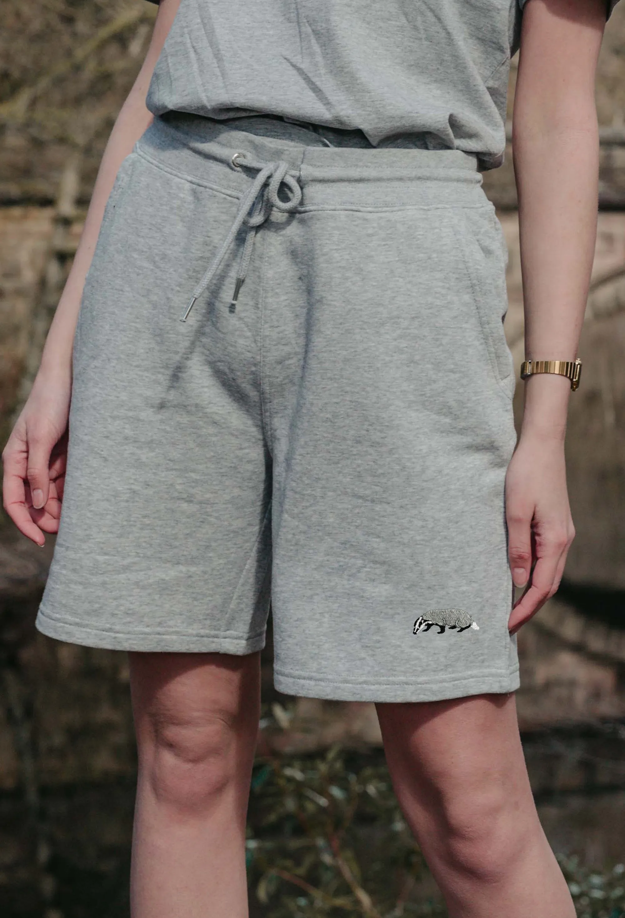 badger womens sweat shorts