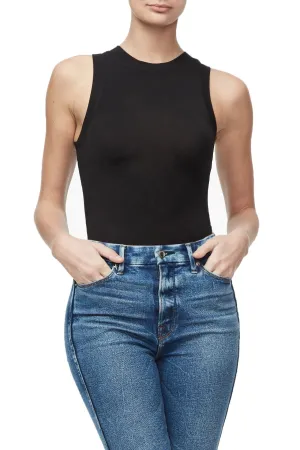 THE CROP MUSCLE TANK | BLACK001